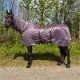 Blauw met motief